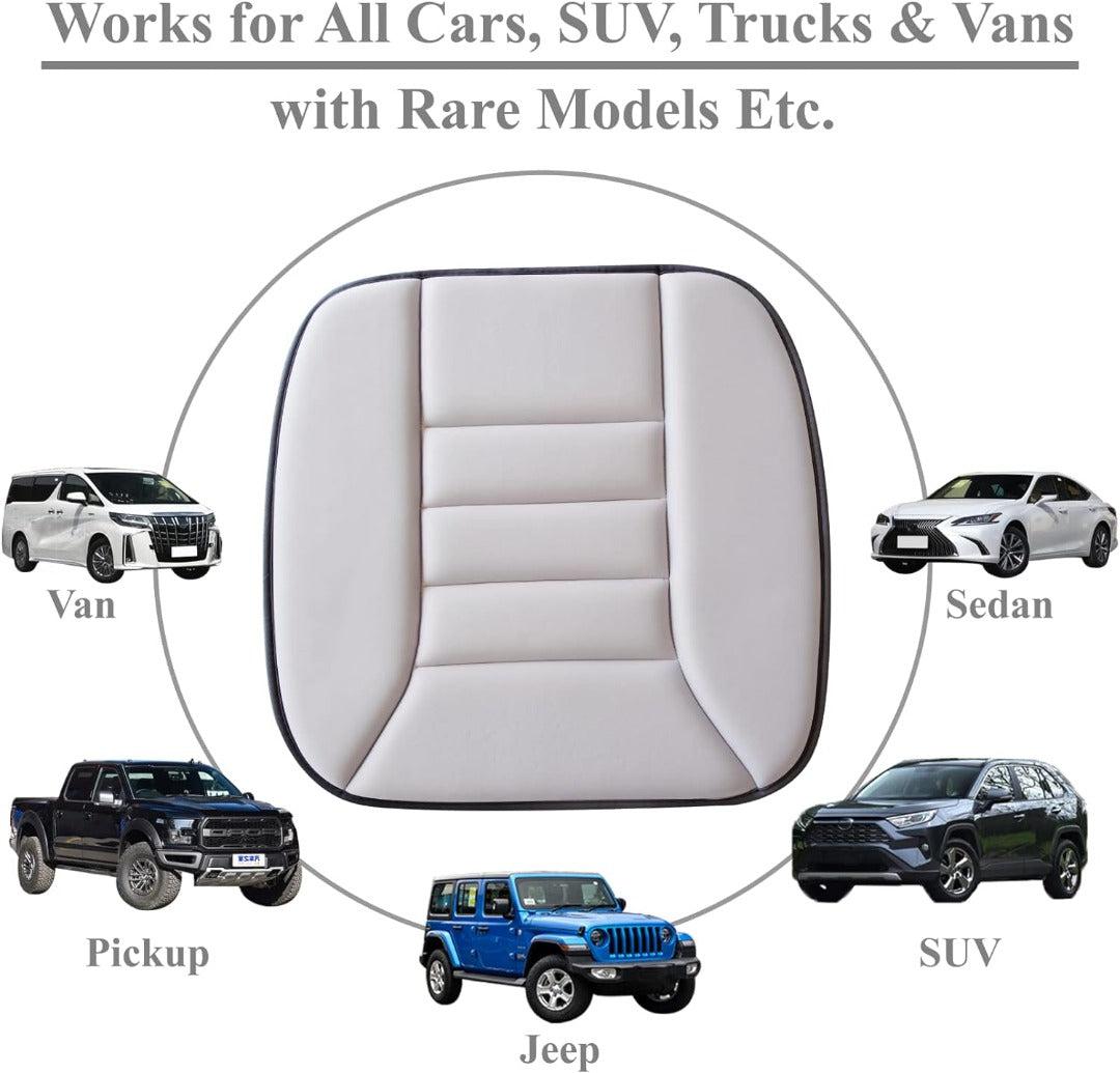 Car Seat Cushion Ergonomic Memory Foam & Silicone Gel
