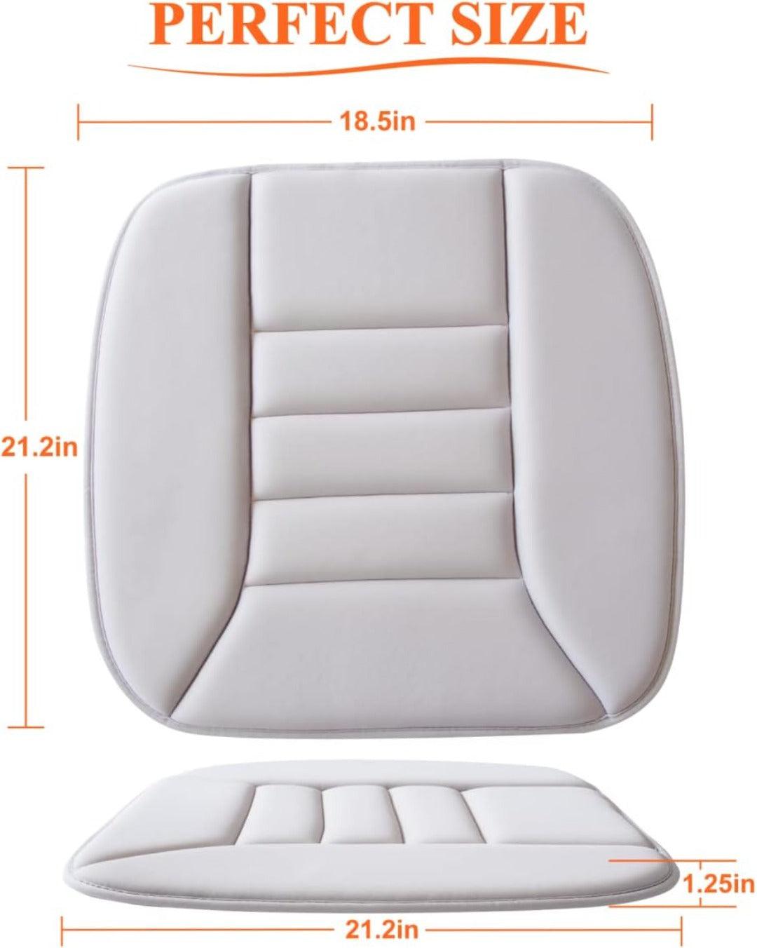 Car Seat Cushion Ergonomic Memory Foam & Silicone Gel