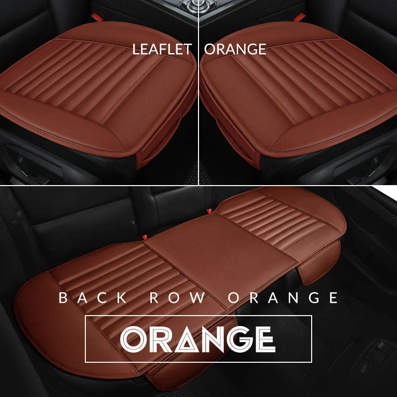 Car Seat Cushion Ergonomic Tailbone Support Ventilated PU Leather