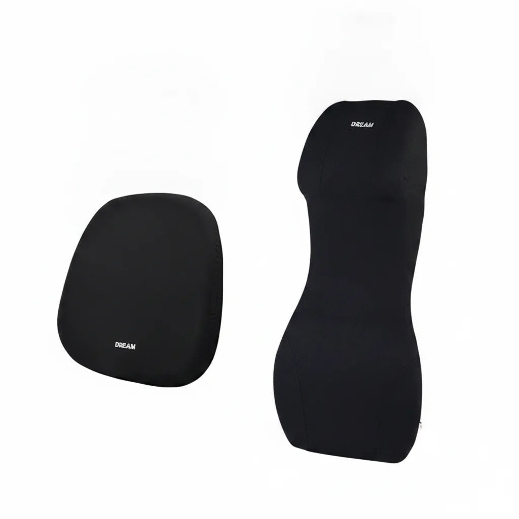 Car Seat Cushion Memory Foam Ergonomic Support Universal Fit