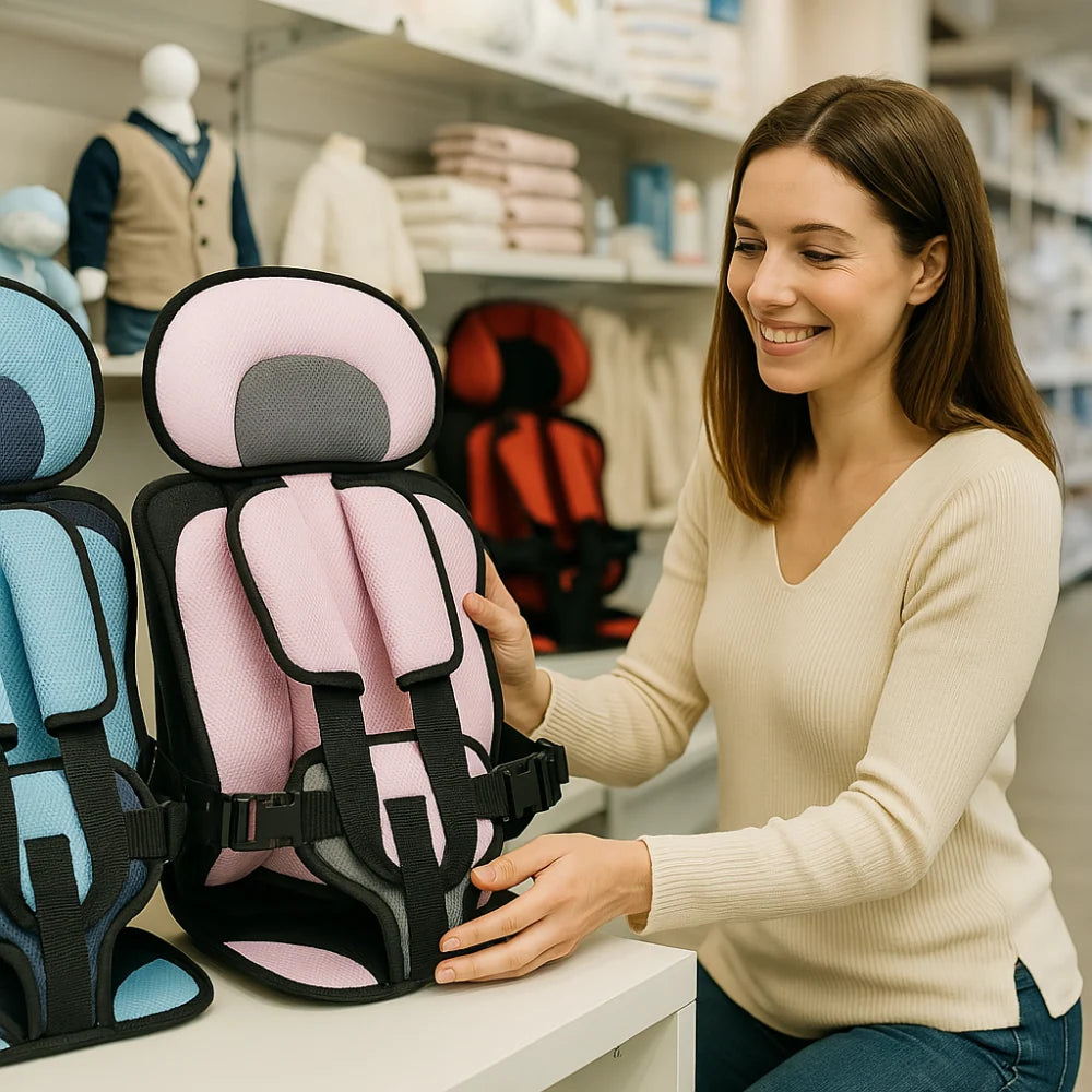 Car Seat Lightweight Breathable Mesh Five-Point Harness