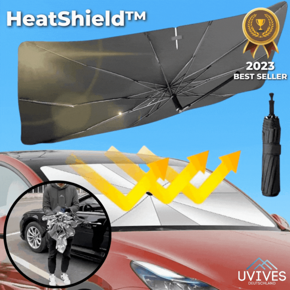 Car Sunshade 360° Rotating Handle Foldable UV Protection