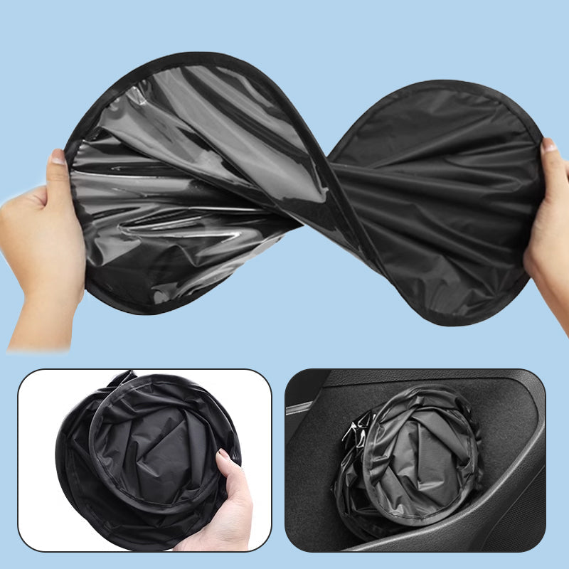 Car Sunshade Set UV Protection Universal Fit 4-Piece