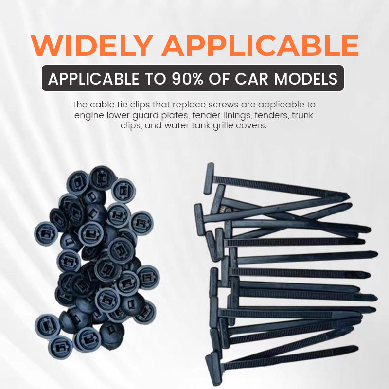 Car Trim Clip Universal Fit One-Click Nylon