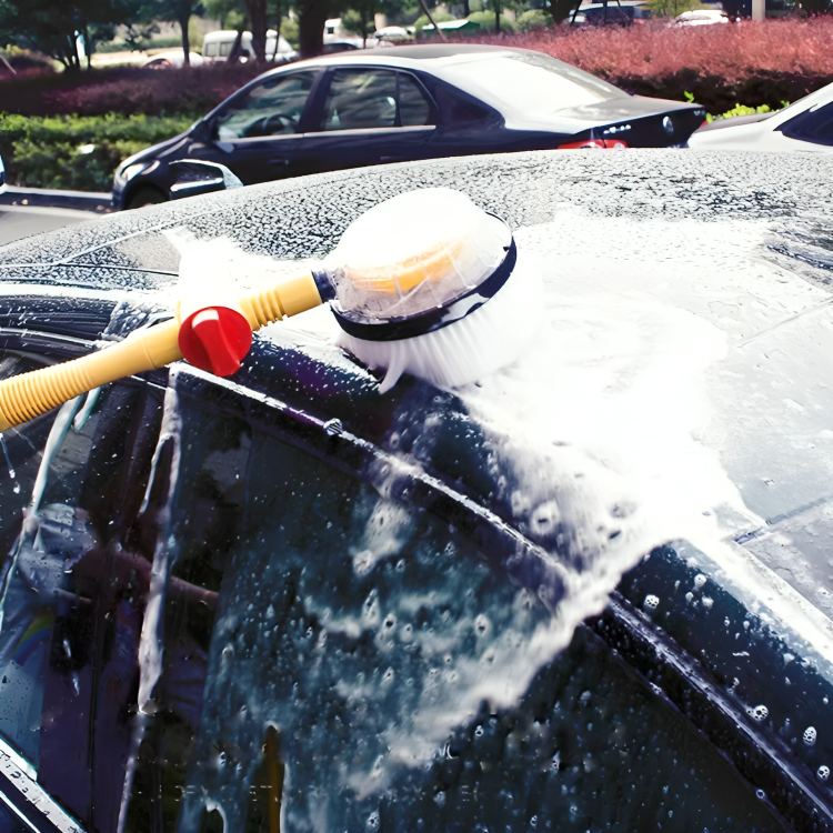 Car Wash Brush Rotating Water Powered Chenille Head