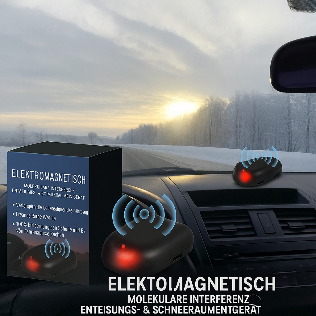 Car Window Deicer Solar-Powered Automatic Scratch-Free