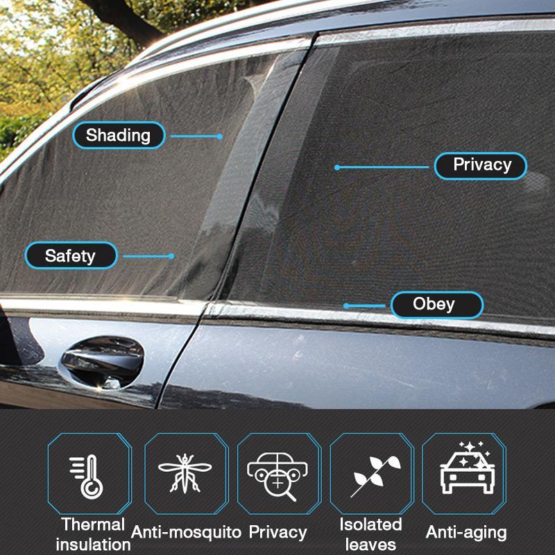 Car Window Insect Screen High-Density Nylon Elastic Fit