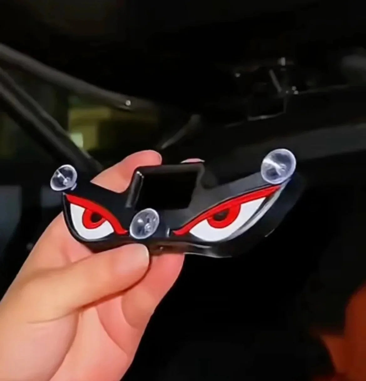 Car Window Light Hypnotic Eye Solar-Powered & Wireless Self-Adhesive