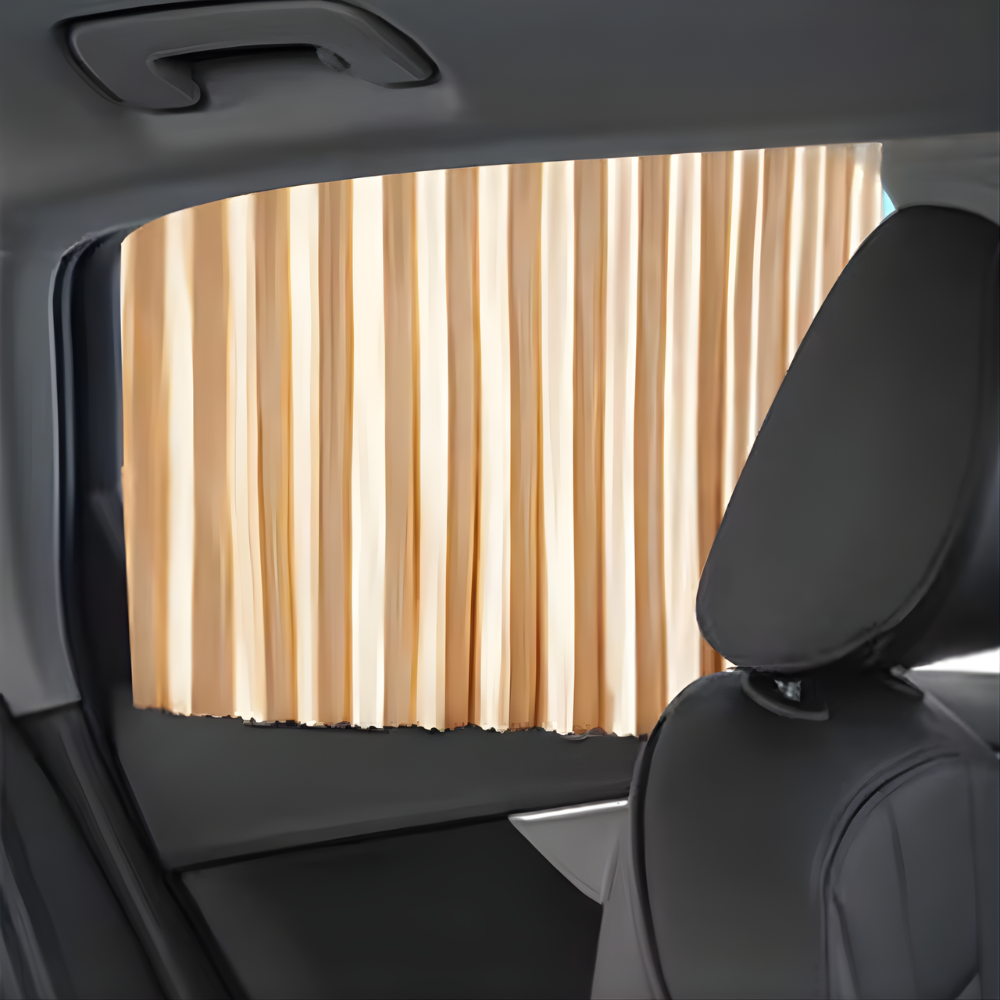 Car Window Sunshade Magnetic Attachment Heat-Reducing Privacy 2-Piece