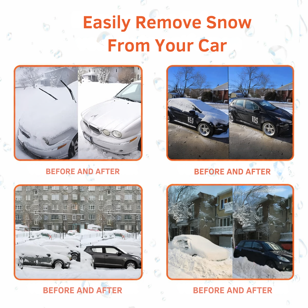 Car Windshield Deicer Solar & USB Non-Scratch