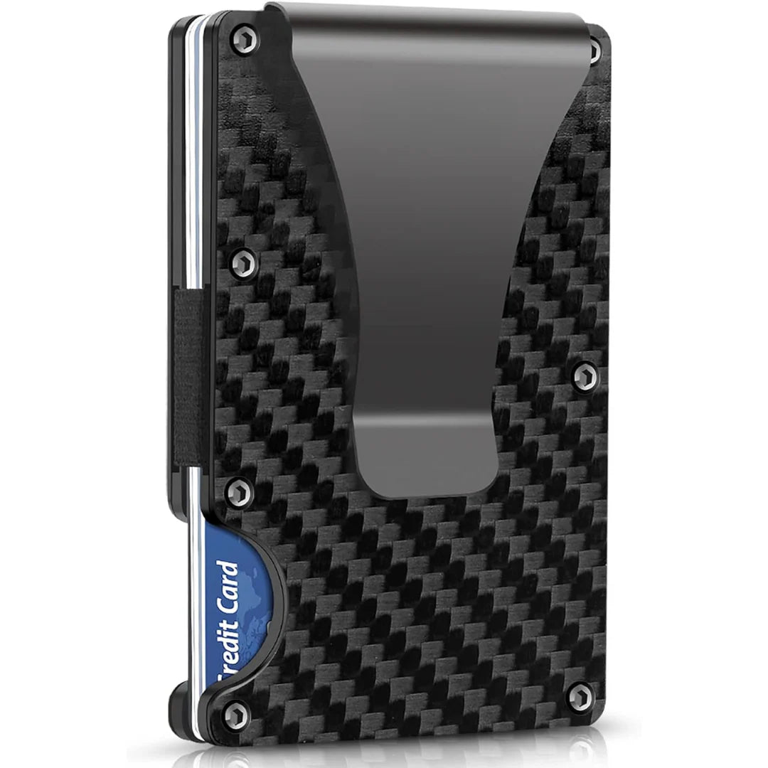 Card Holder Aluminum Frame RFID Money Clip
