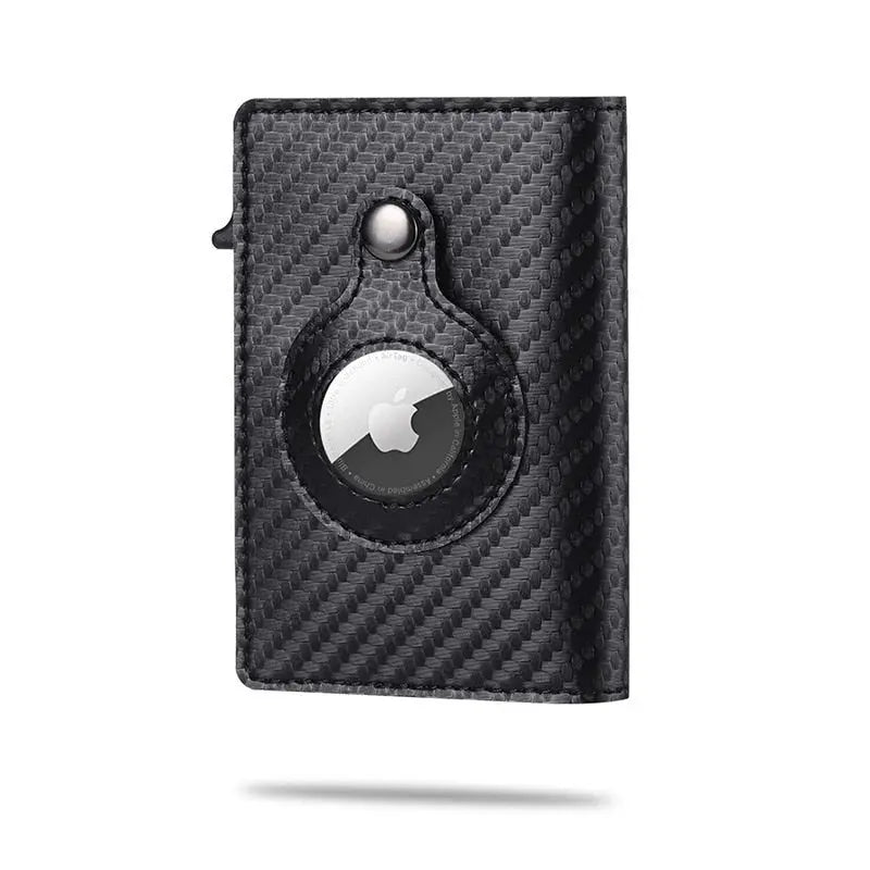 Card Holder Carbon AirTag Slot Holds 8 Cards