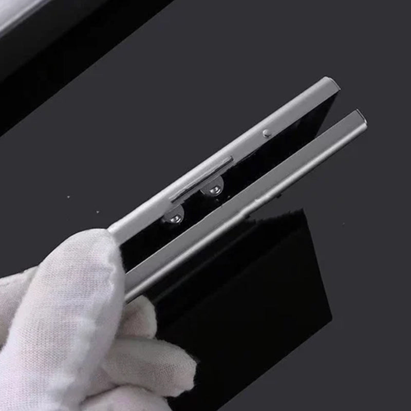 Card Holder Metal RFID-Blocking Slim Holds Six Cards