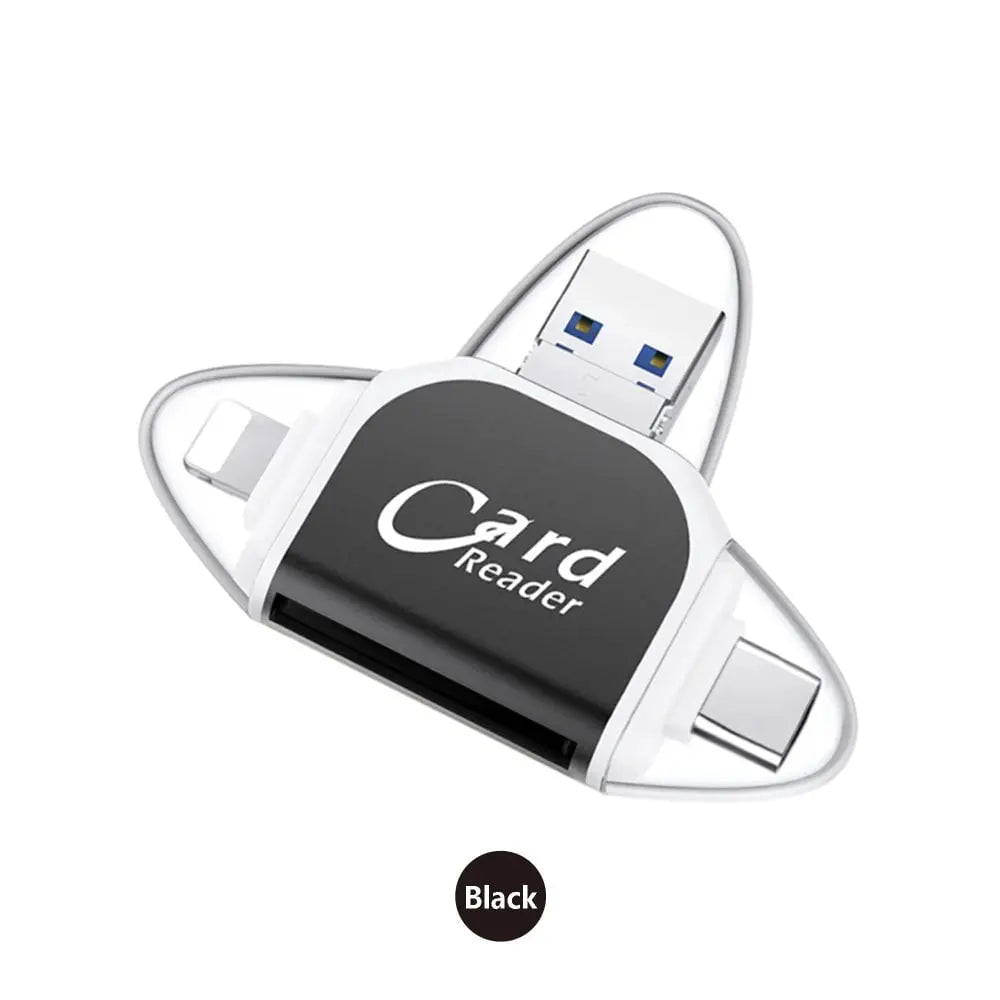Card Reader Universal Multi-Connector 5 Gbps Keychain