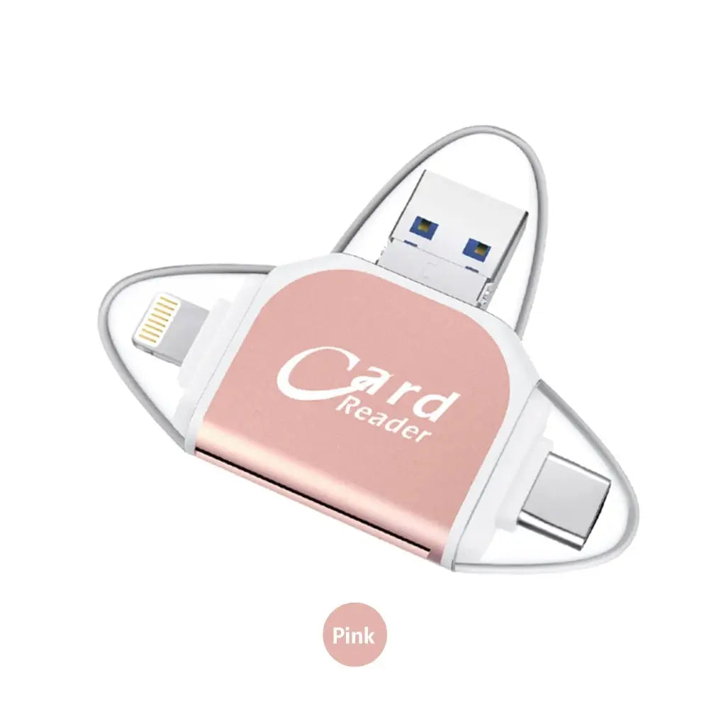 Card Reader Universal Multi-Connector 5 Gbps Keychain