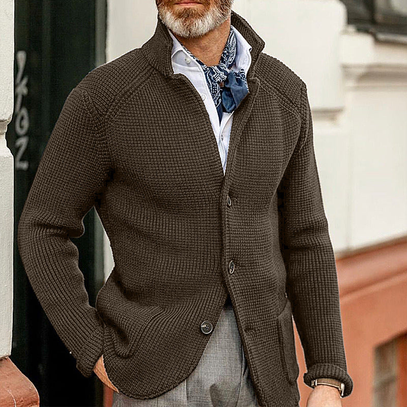 Cardigan Sweater V-Neck Button-Front Soft Knit