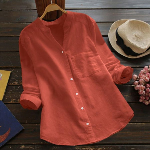 Casual Shirt Relaxed Fit Linen & Cotton