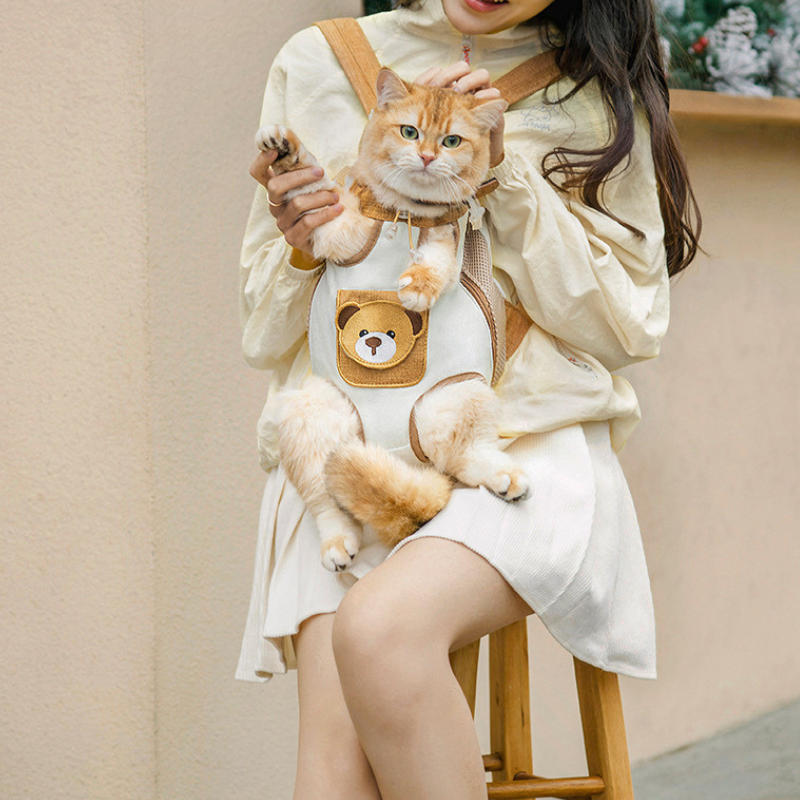 Cat Backpack Bubble Window Ventilated & Adjustable Straps
