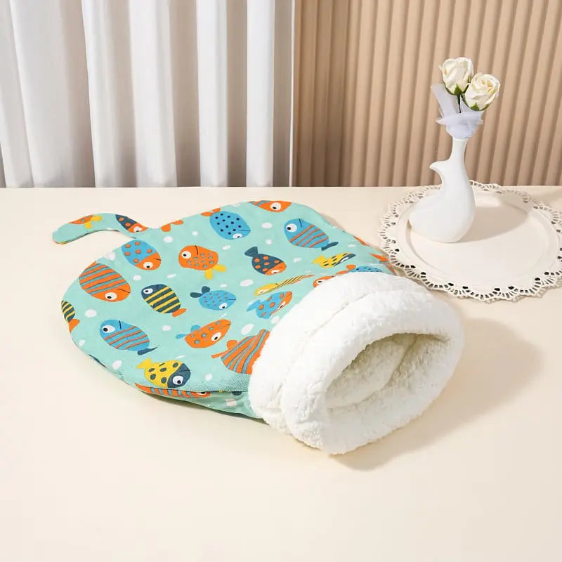 Cat Bed ArcticFeather Plush Machine Washable