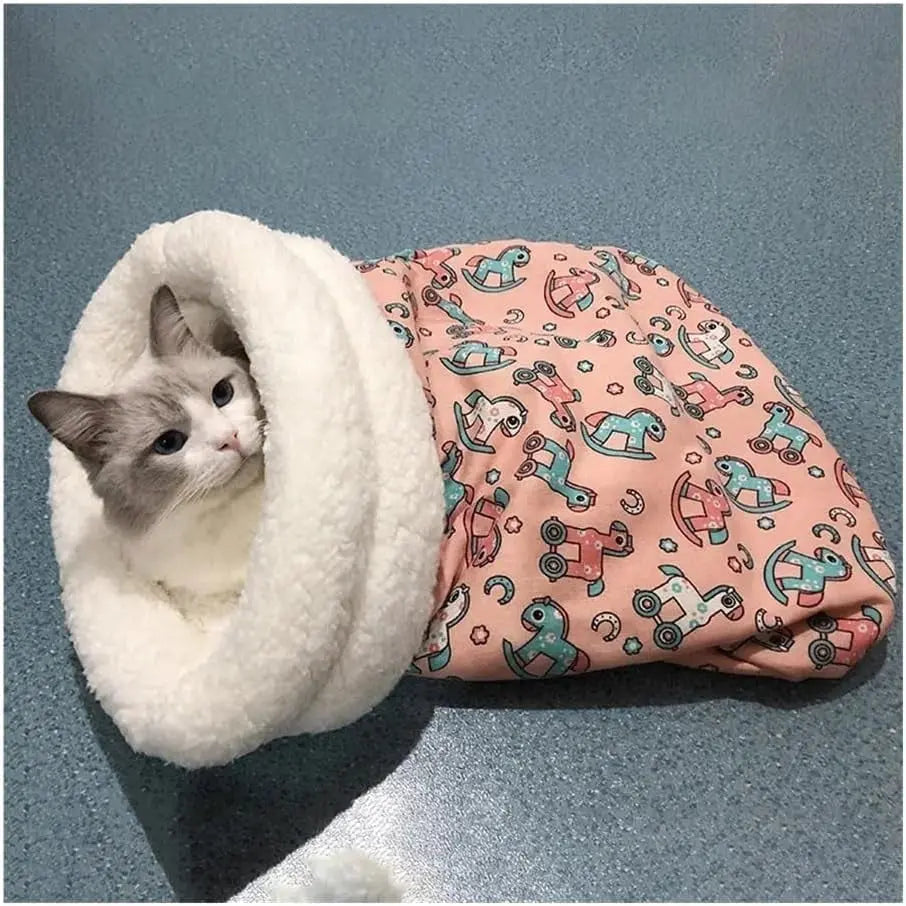 Cat Bed ArcticFeather Plush Machine Washable
