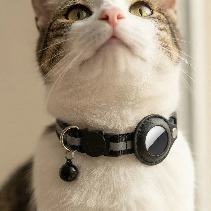 Cat Collar GPS Tracker Holder Reflective Quick-Release Buckle