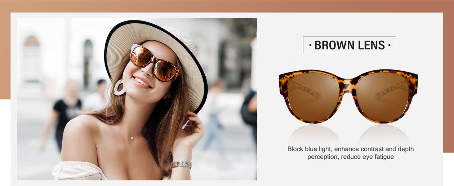 Cat-Eye Sunglasses Polarized UV400 Lightweight