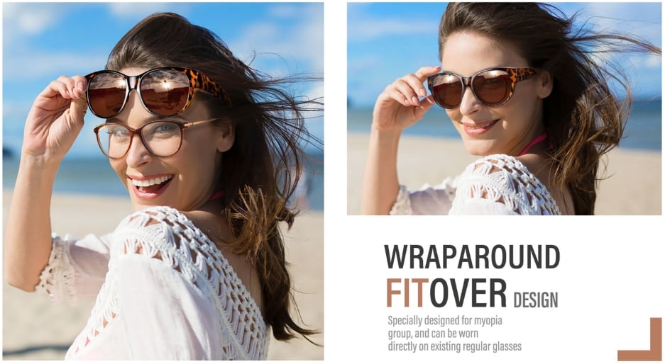 Cat-Eye Sunglasses Polarized UV400 Lightweight