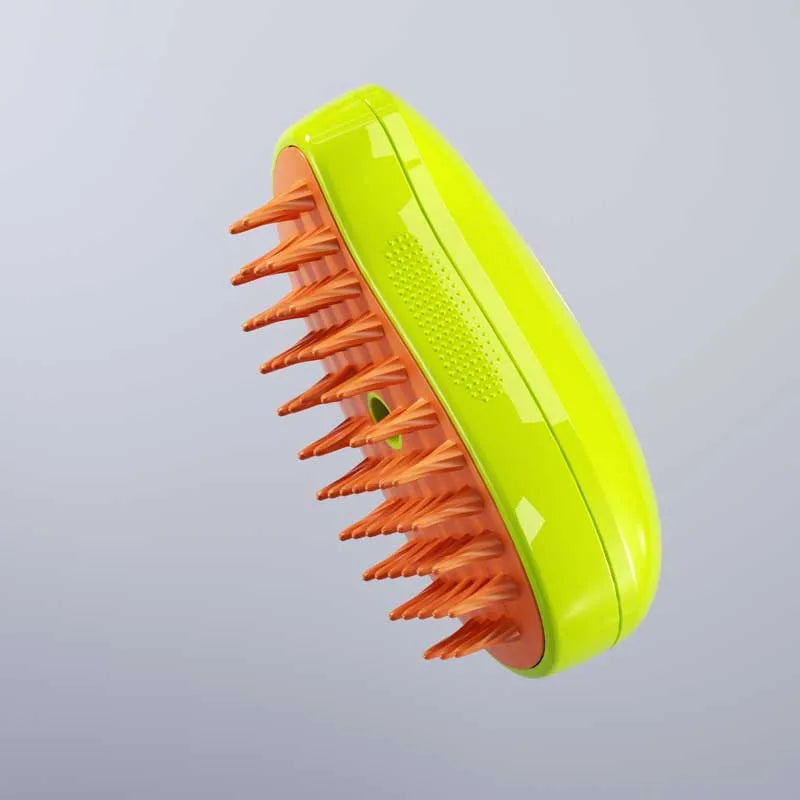 Cat Grooming Brush 3-in-1 Steam Spray & Silicone Bristles