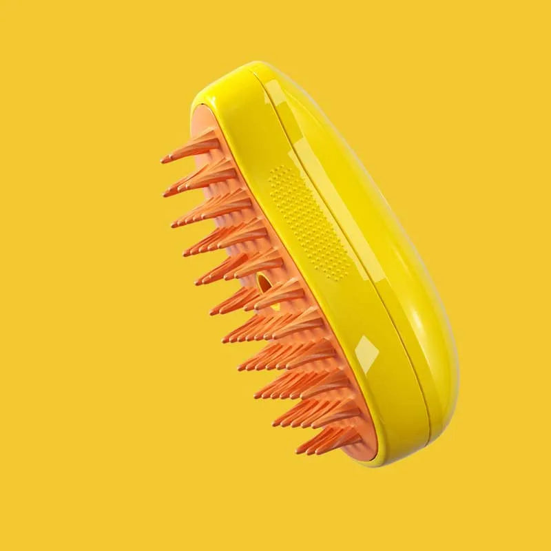 Cat Grooming Brush 3-in-1 Steam Spray & Silicone Bristles