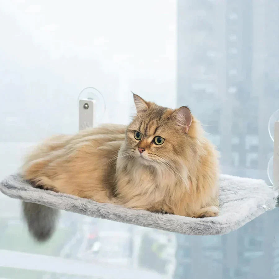 Cat Hammock Plush Oxford Window & Wall Mount