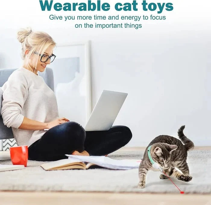 Cat Laser Collar Automatic Adjustable TPU Band