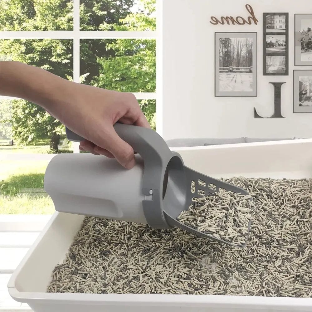 Cat Litter Scoop Integrated Container & Waste Bags