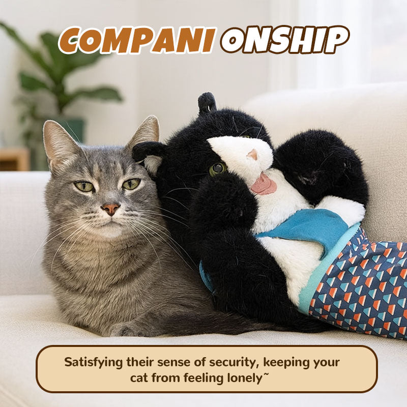 Cat Play Glove Thick Padded Detachable Plush