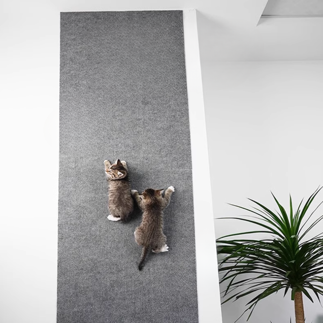 Cat Scratcher Peel-And-Stick Corrugated Cardboard