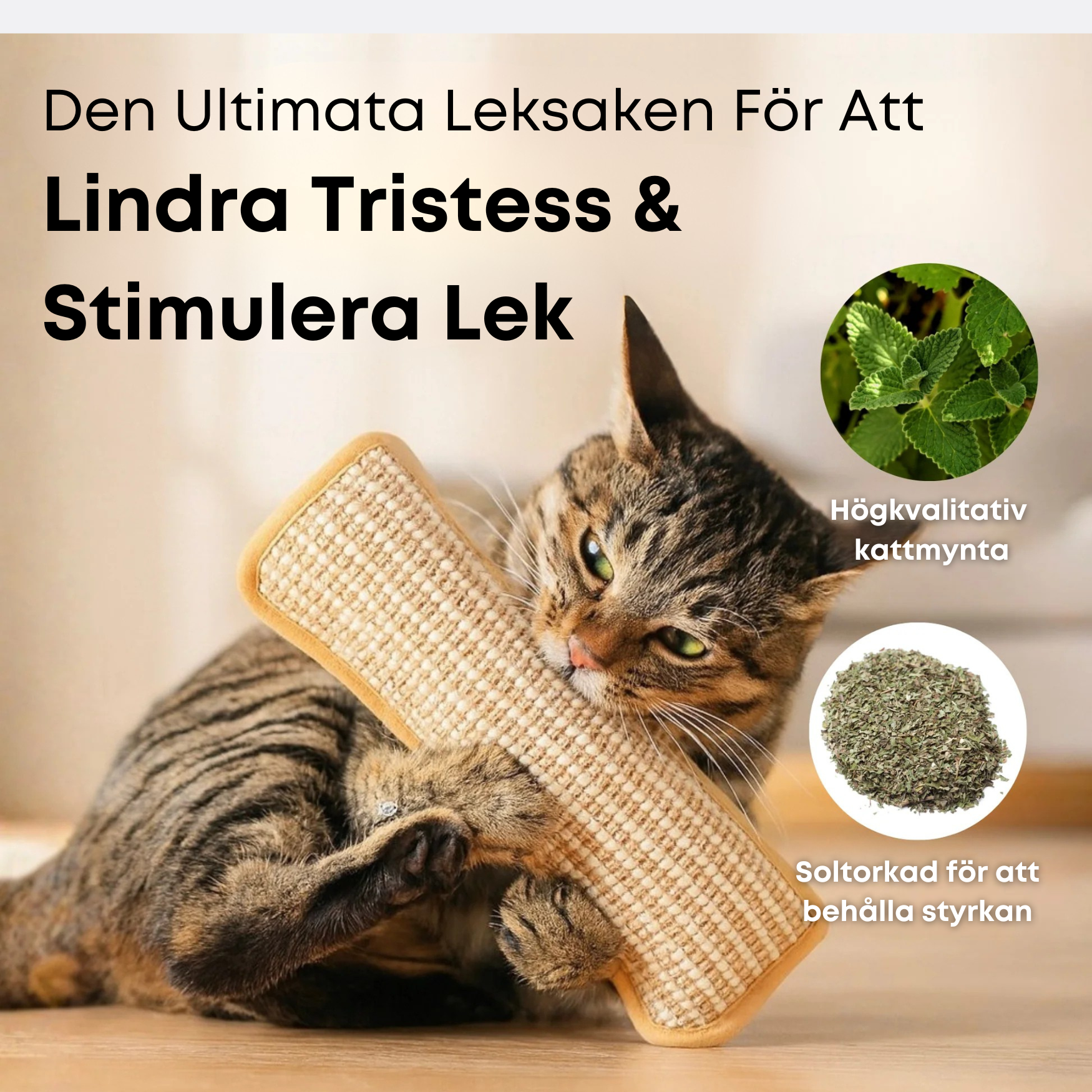 Cat Toy Sisal Rope With Pure Catnip