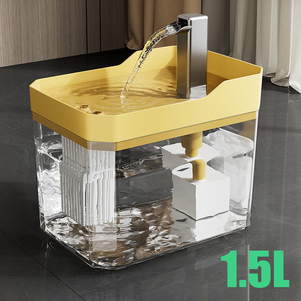 Cat Water Fountain Ultra-Quiet Pump Transparent Reservoir