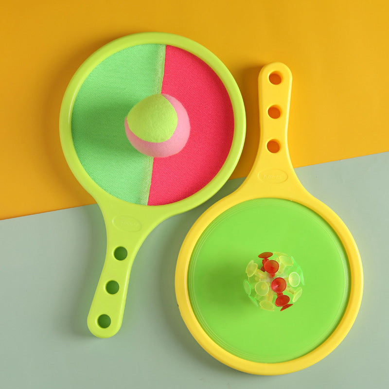 Catch Game Set Double-Sided Paddles & Hook-and-Loop Balls