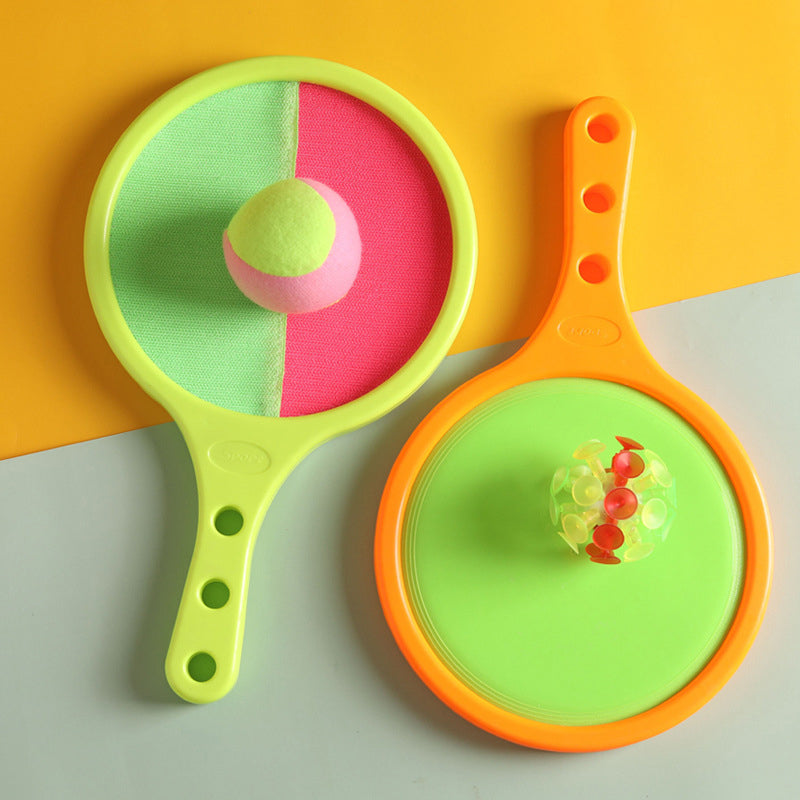 Catch Game Set Double-Sided Paddles & Hook-and-Loop Balls