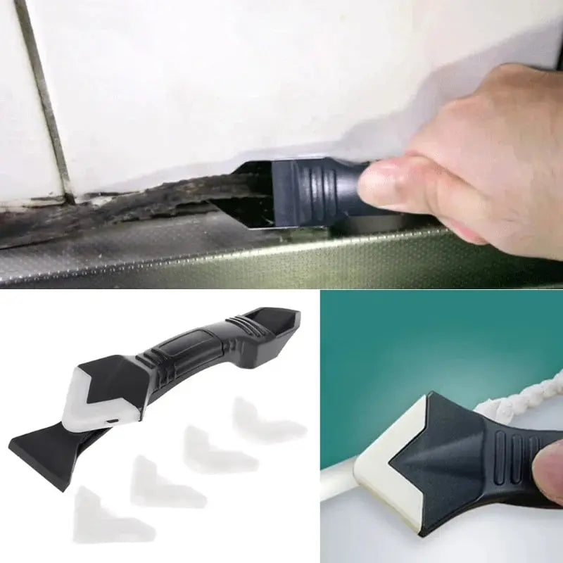 Caulking Tool Set 3-in-1 Interchangeable Silicone Tips
