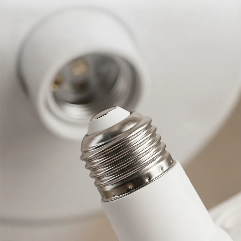 Ceiling Fan Dual Adjustable Heads Stepless Dimmable LED Remote
