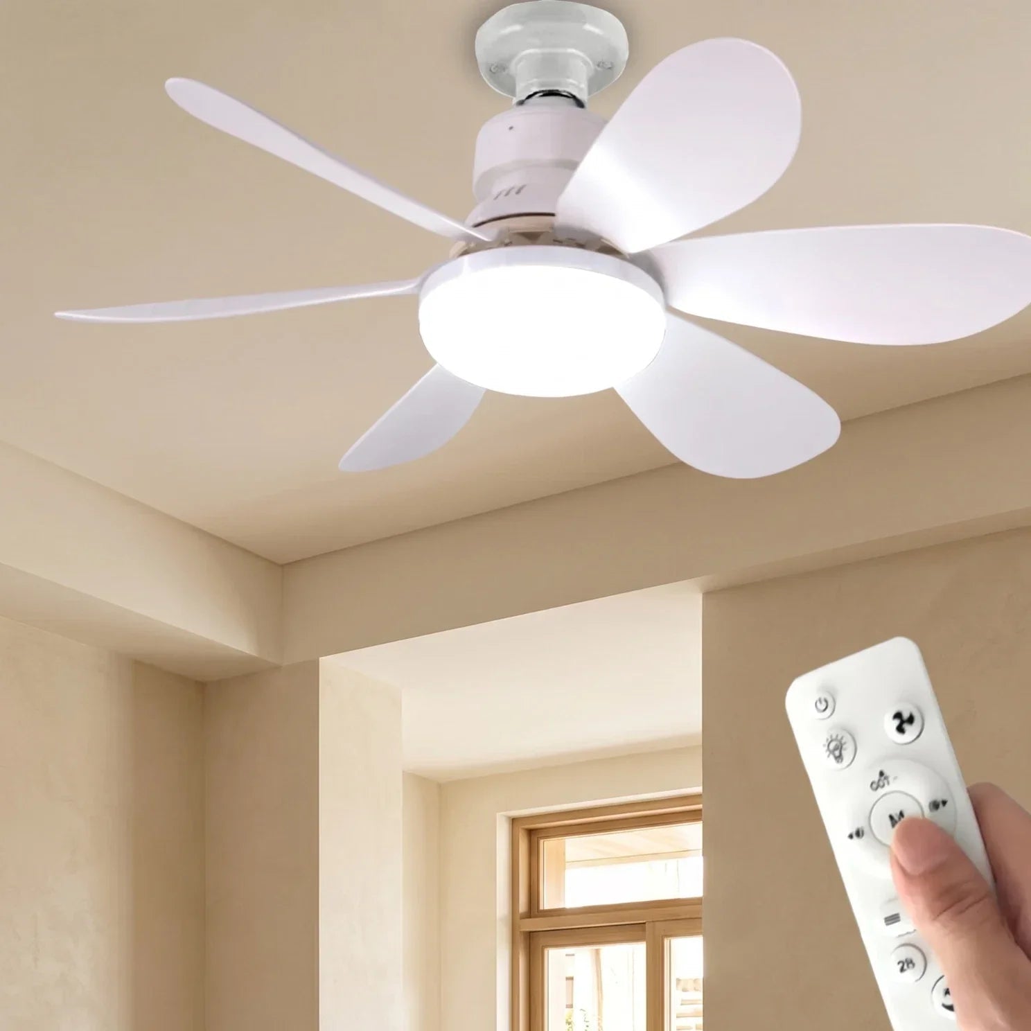 Ceiling Fan LED Adjustable Color Temp Remote