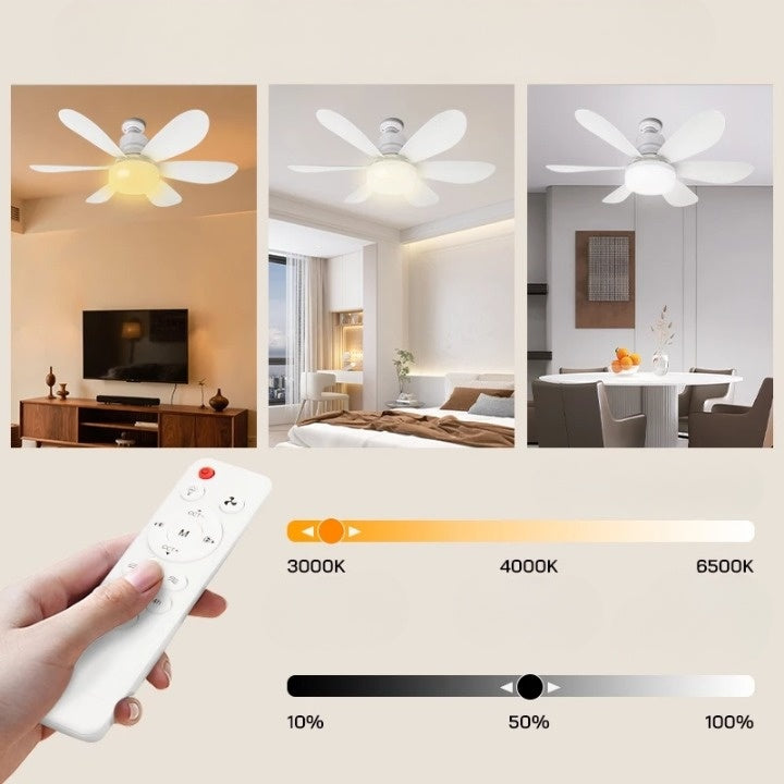 Ceiling Fan LED Adjustable Color Temp Remote