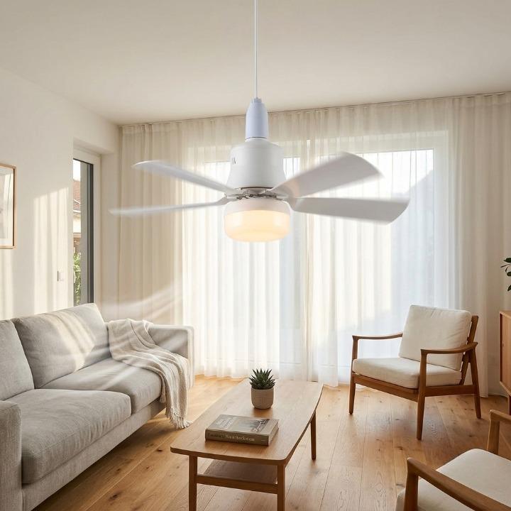 Ceiling Fan Screw-In E27 LED Light & Remote