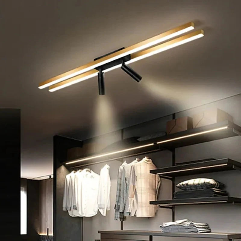 Ceiling Light Adjustable 26W LED Gold Finish Dimmable Remote