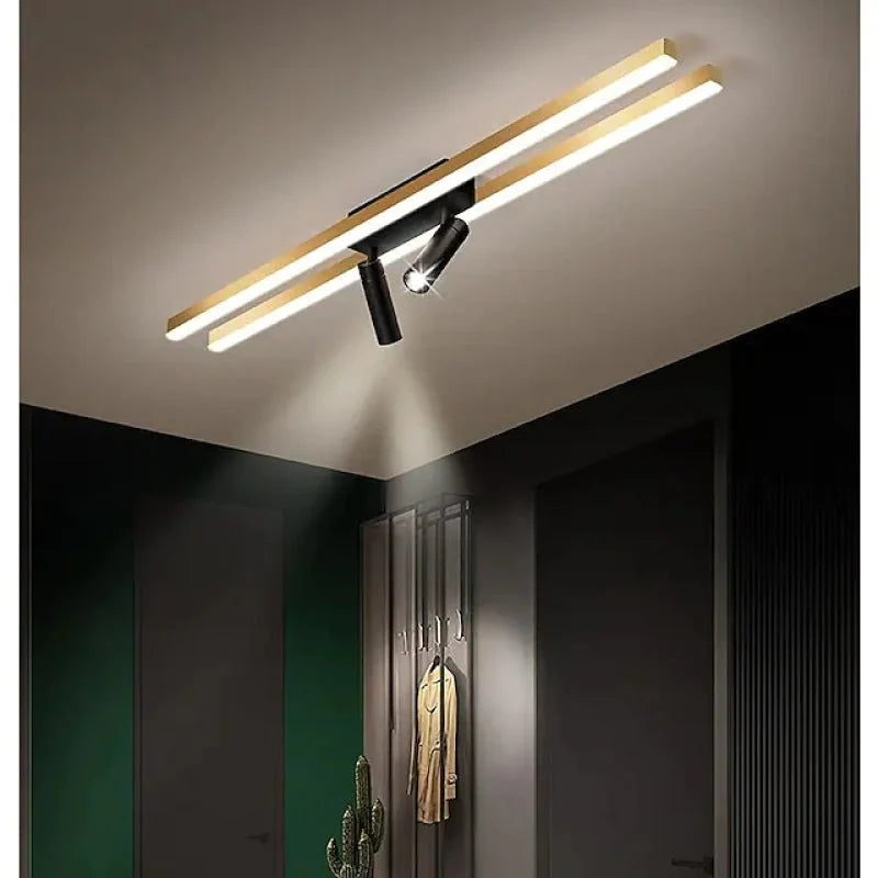 Ceiling Light Adjustable 26W LED Gold Finish Dimmable Remote