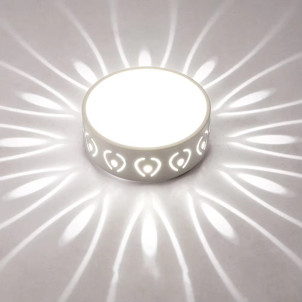 Ceiling Light Selectable Warm & Cool White Crystal Look