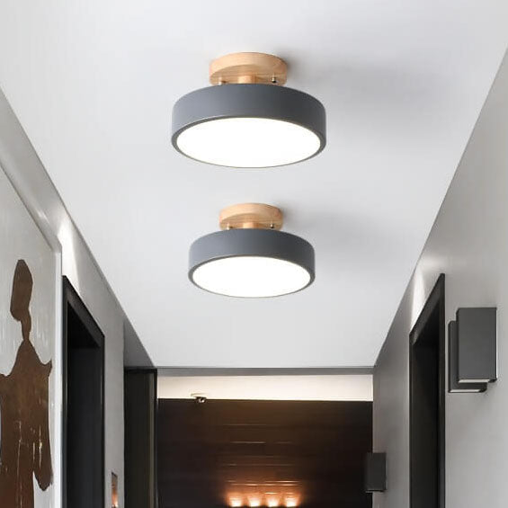Ceiling Light Semi-Flush Integrated LED 3-Color