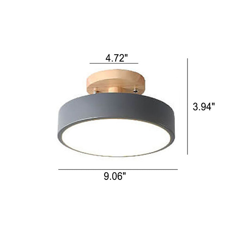 Ceiling Light Semi-Flush Integrated LED 3-Color