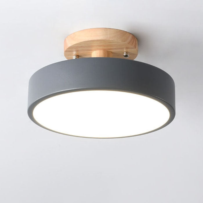 Ceiling Light Semi-Flush Integrated LED 3-Color
