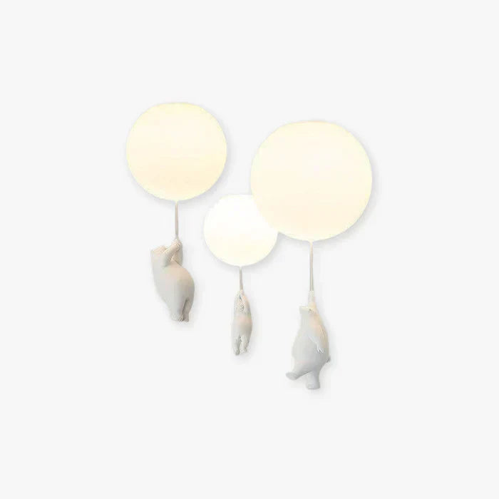 Ceiling Pendant Light Bear Balloon Integrated Warm White LED
